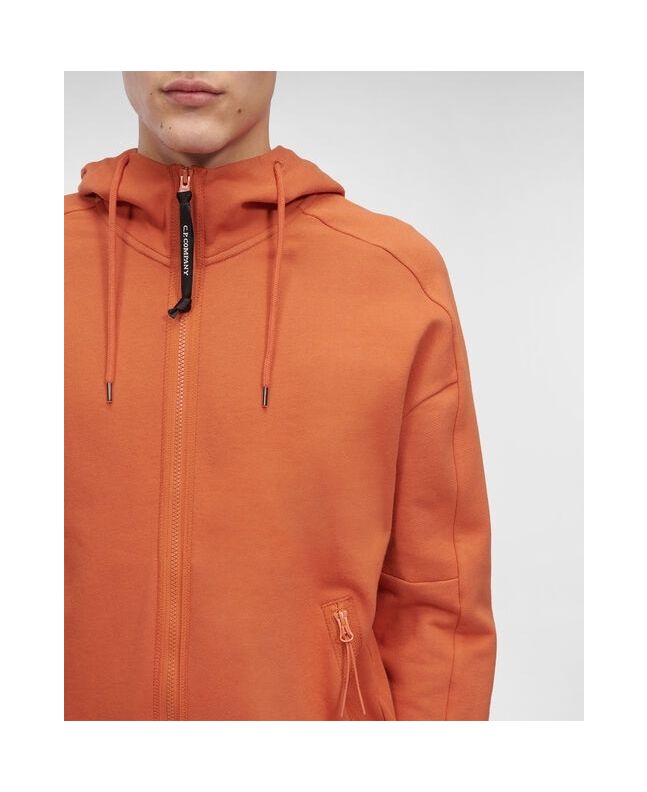 Spezial Madrid C.P. Company Zip Through Goggle Hoody Harvest Pumpkin
