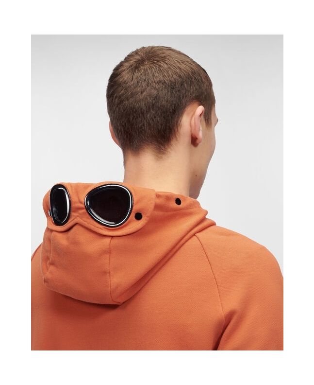 Spezial Madrid C.P. Company Zip Through Goggle Hoody Harvest Pumpkin