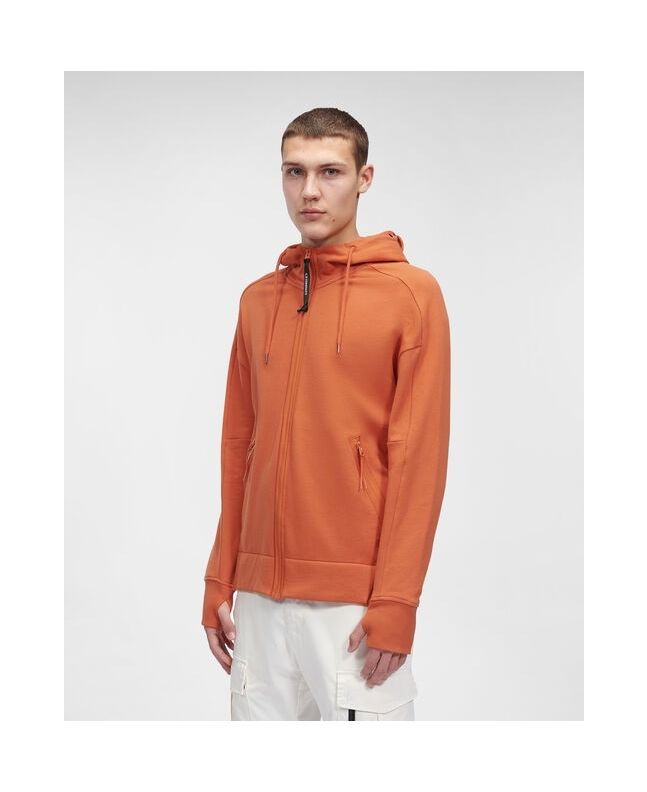 Spezial Madrid C.P. Company Zip Through Goggle Hoody Harvest Pumpkin