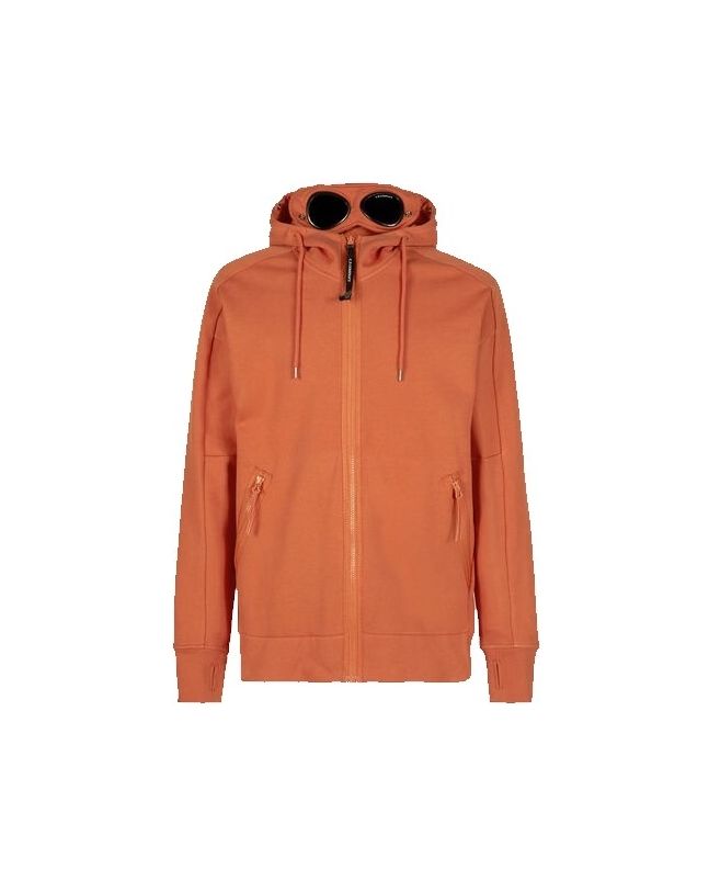 spezial madrid C.P. Company Zip Through Goggle Hoody Harvest Pumpkin