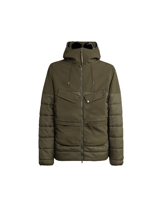 spezial madrid C.P. Shell-R Mixed Goggle Jacket Ivy Green