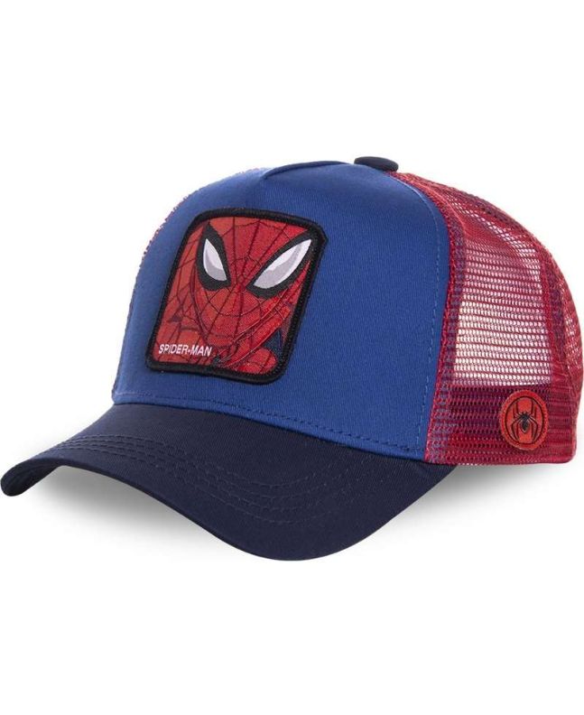 spezial madrid Capslab Trucker Cap Marvel Spider-Man Blue Navy & Red