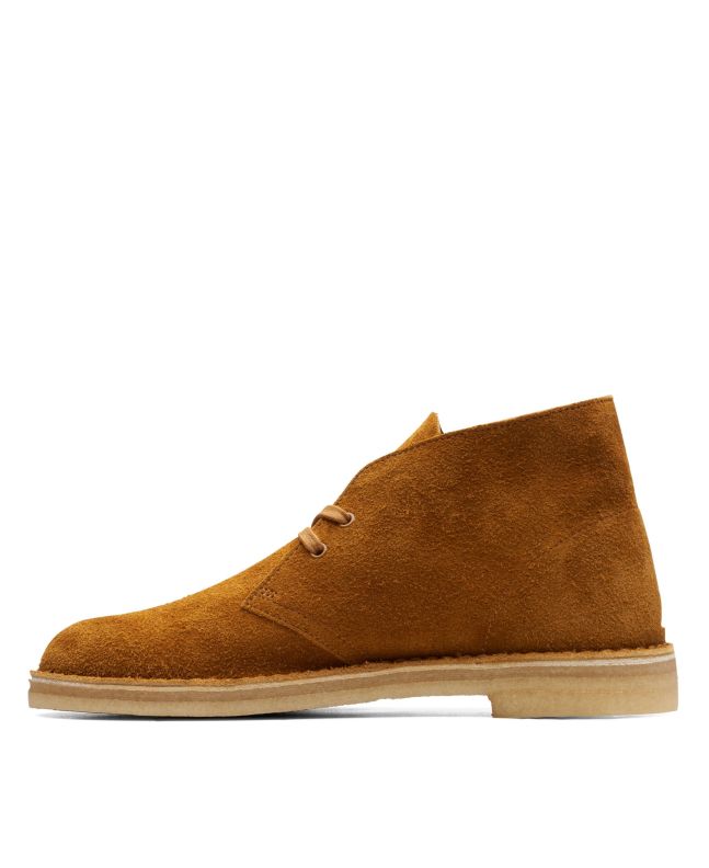 spezial madrid Clarks Originals Desert Boot Brown & Orange Suede