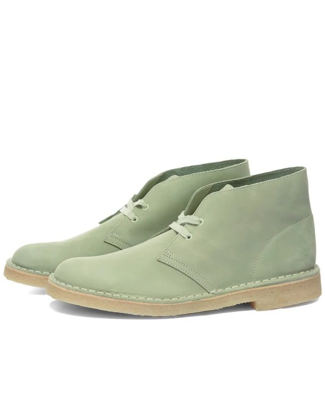 spezial madrid Clarks Originals Desert Boot Pale Green Suede