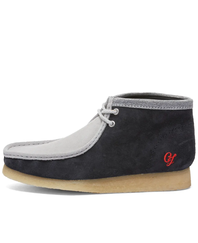 Spezial Madrid Clarks Originals Wallabee Varcity Boot Navy & Grey