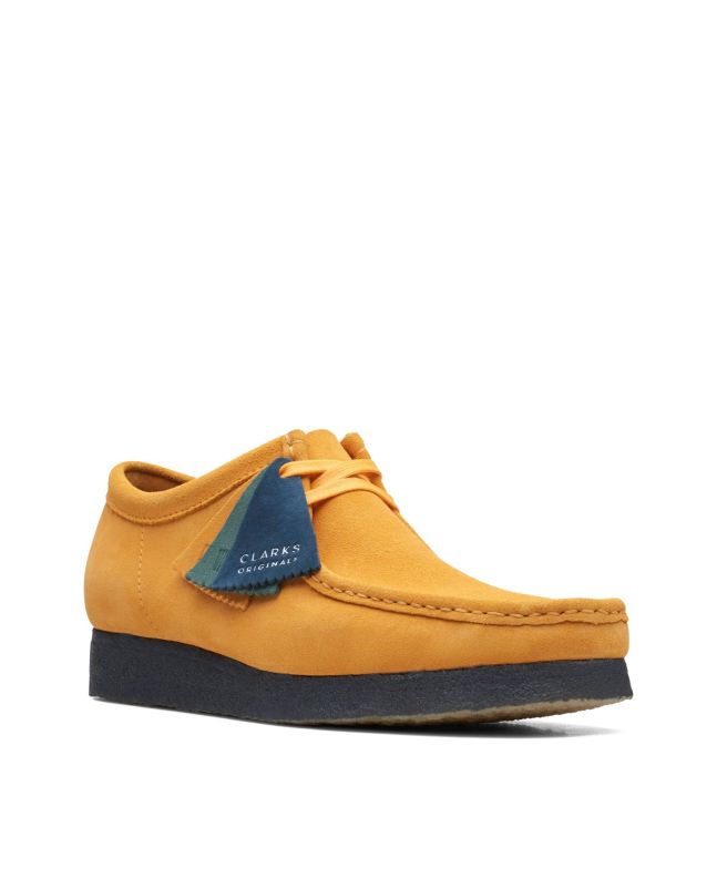 Spezial Madrid Clarks Originals Wallabee Yellow & Blue Suede