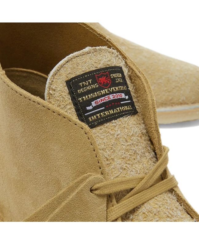 Spezial Madrid Clarks Originals X Thisisneverthat Desert Boot Maple Combi Suede