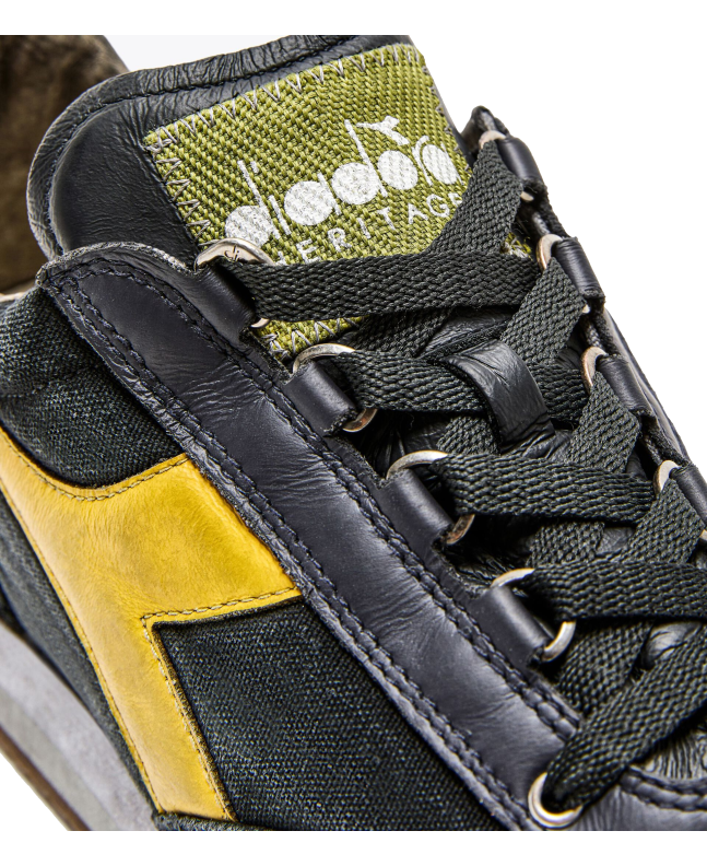 Spezial Madrid Diadora Heritage Equipe H Dirty SW Evo Stone Black Anthracite Ebony