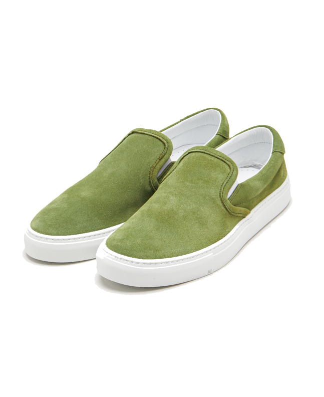 spezial madrid Diemme Garda Slip-On Tendril Green Suede