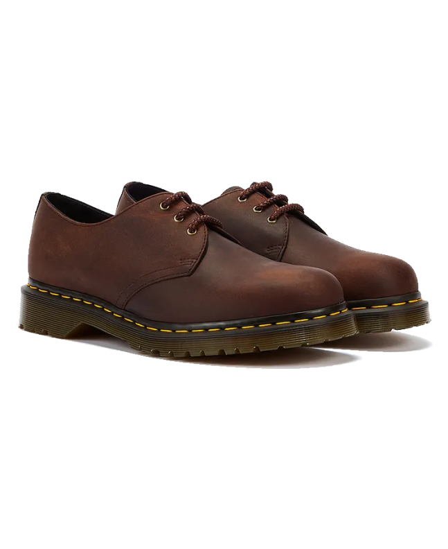 spezial madrid Dr. Martens 1461 Waxed Full Grain Chestnut Brown