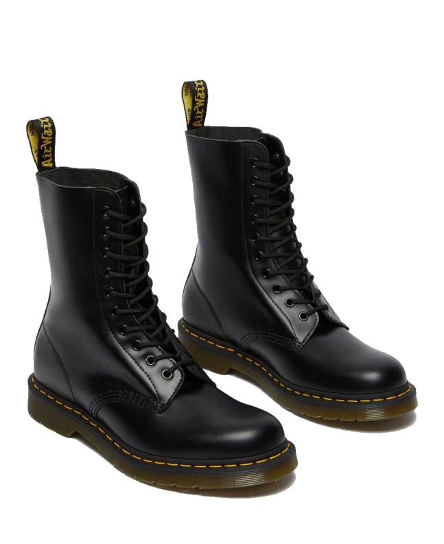 Spezial Madrid Dr. Martens 1490 High Boots Black Smooth