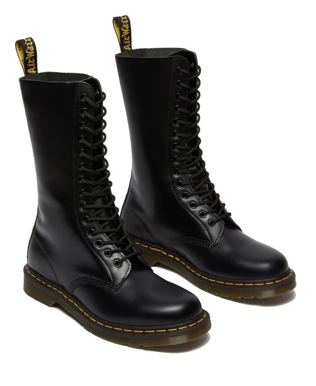Spezial Madrid Dr. Martens 1914 High Boots Black Smooth