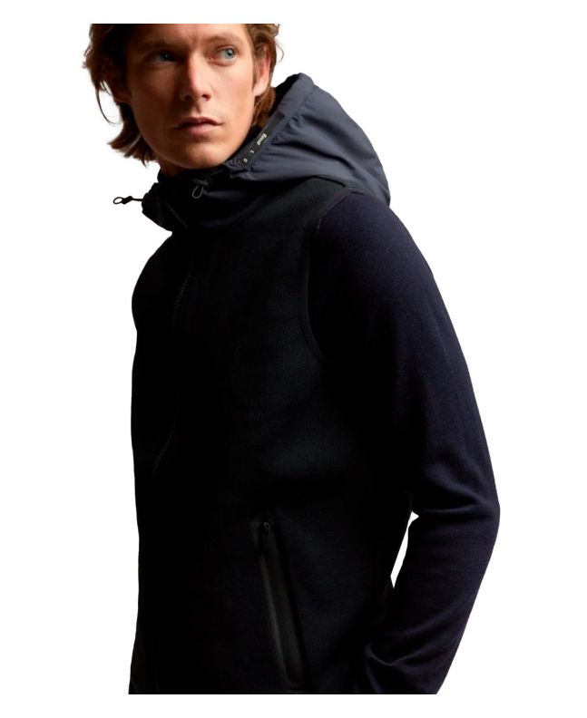 Spezial Madrid Ecoalf 1.0 Arenaal Knit Sweater Vest Black