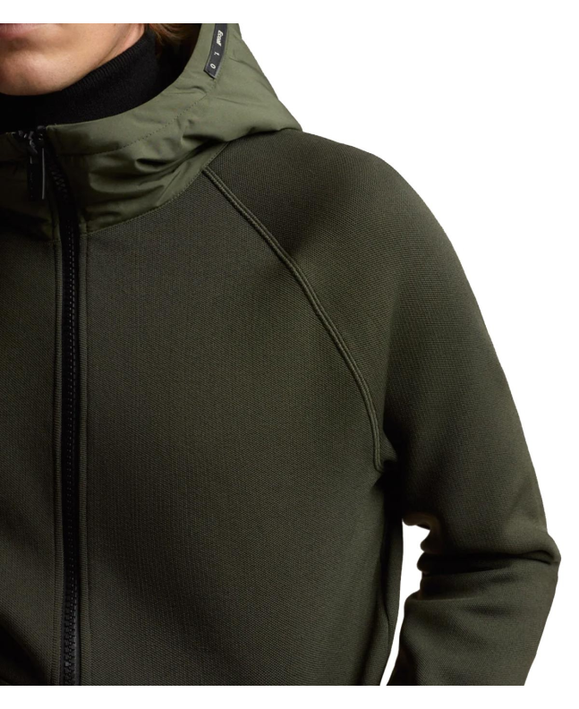 Spezial Madrid Ecoalf 1.0 Grisalf Knit Sweater Hoody Deep Green