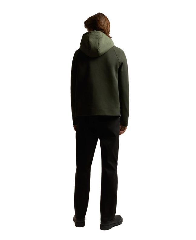 Spezial Madrid Ecoalf 1.0 Grisalf Knit Sweater Hoody Deep Green