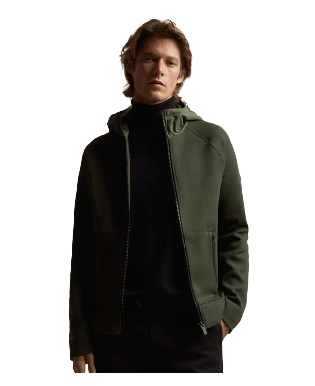 spezial madrid Ecoalf 1.0 Grisalf Knit Sweater Hoody Deep Green