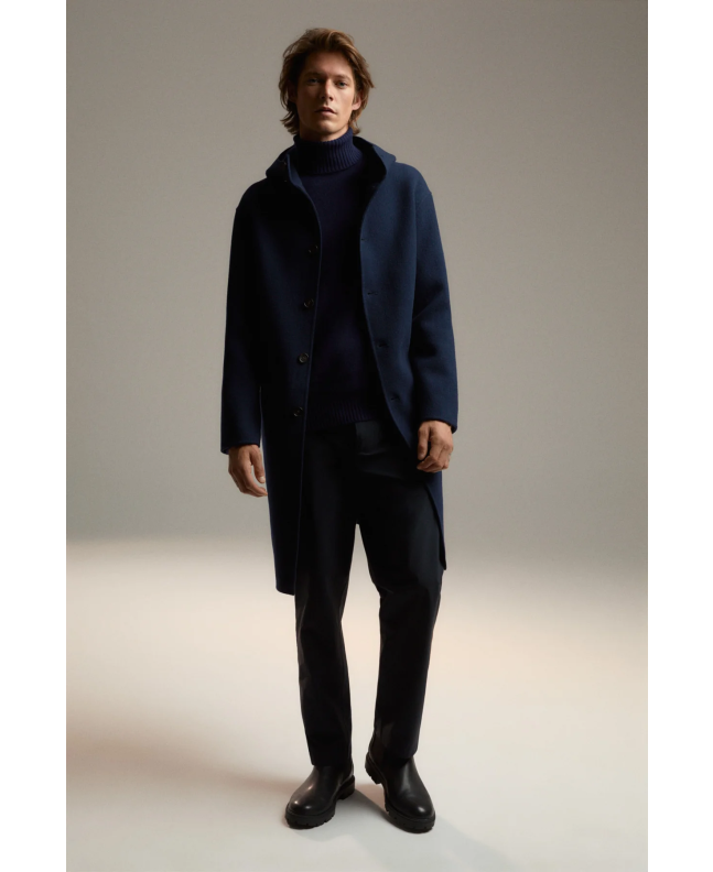 spezial madrid Ecoalf 1.0 Tramontanalf Recycled Wool Jacket Dark Navy