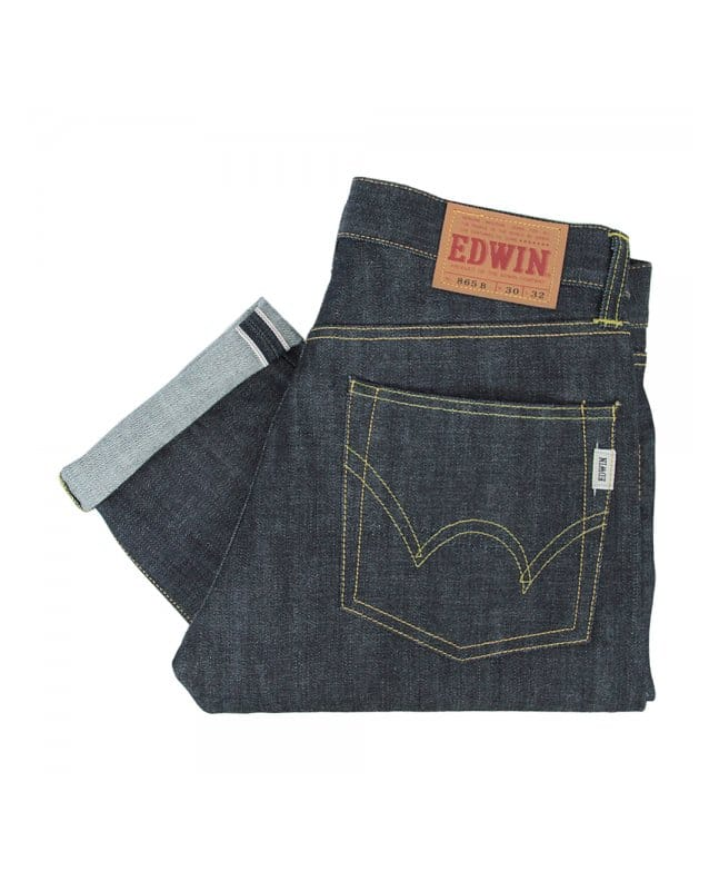 Spezial Madrid Edwin Nashville Red Listed Selvage Denim Blue Unwashed