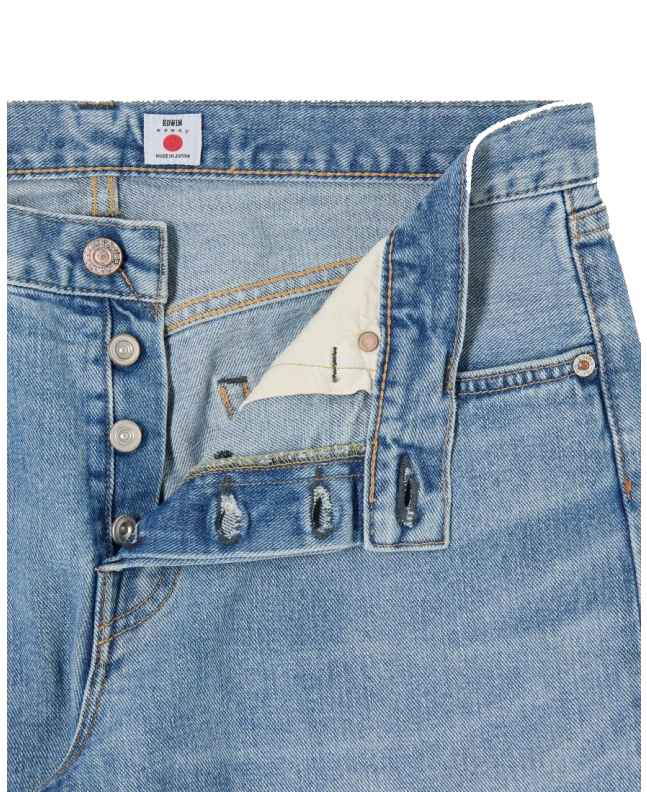 Spezial Madrid Edwin Regular Tapered Jeans Blue Light Used