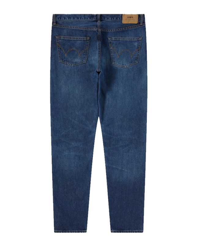 Spezial Madrid Edwin Regular Tapered Jeans Blue Mid Dark Used