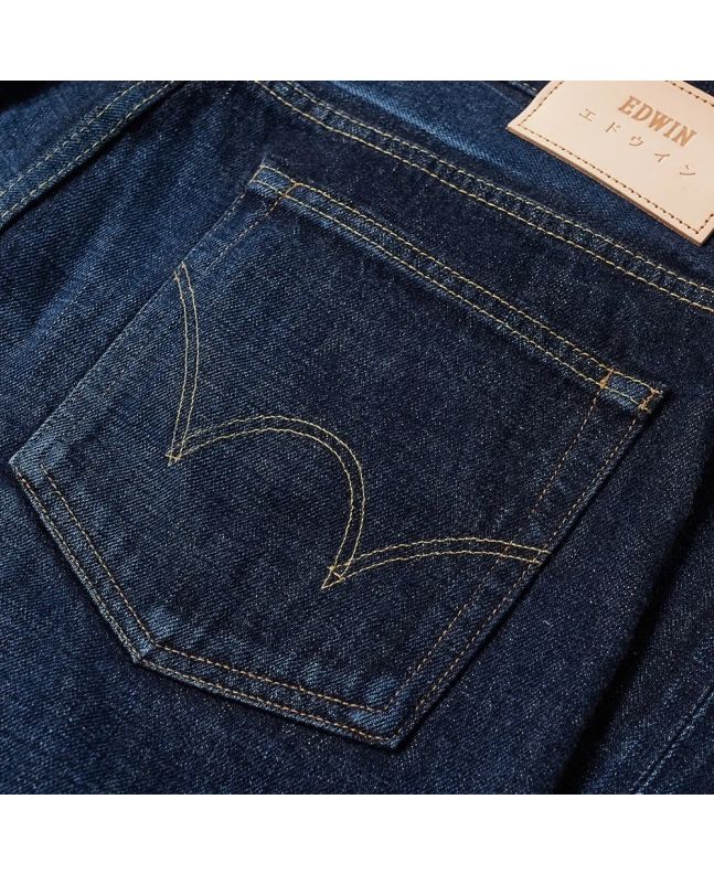 Spezial Madrid Edwin Regular Tapered Jeans - Made In Japan - Blue Dark Used L32