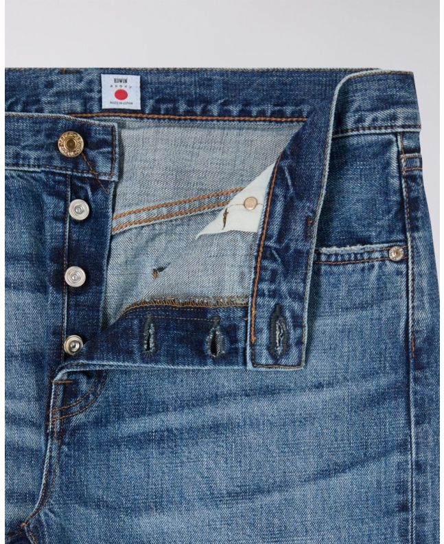 Spezial Madrid Edwin Slim Tapered Jeans Blue Mid Dark Wash