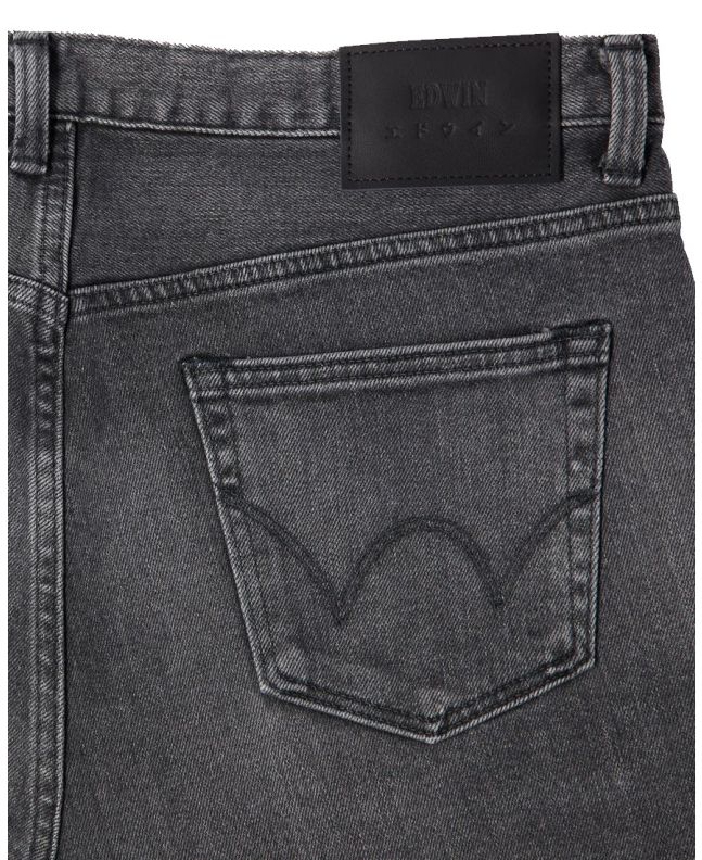 Spezial Madrid Edwin Slim Tapered Jeans - Made In Japan - Black Gray Used L32