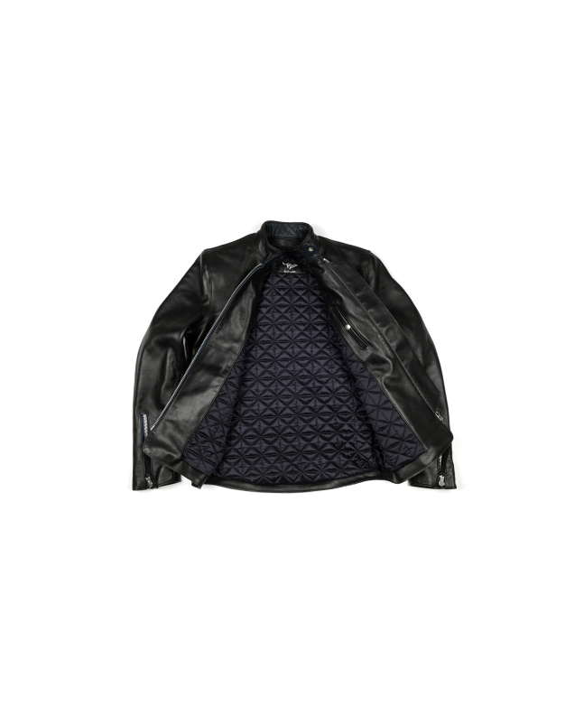 Spezial Madrid El Solitario Kraken Leather Jacket Black