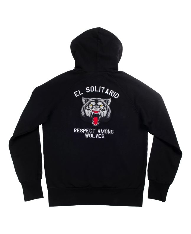 Spezial Madrid El Solitario Respect Hoodie Sweatshirt Black