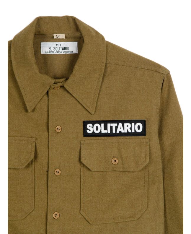 Spezial Madrid El Solitario Small Label Winter Shirt Green