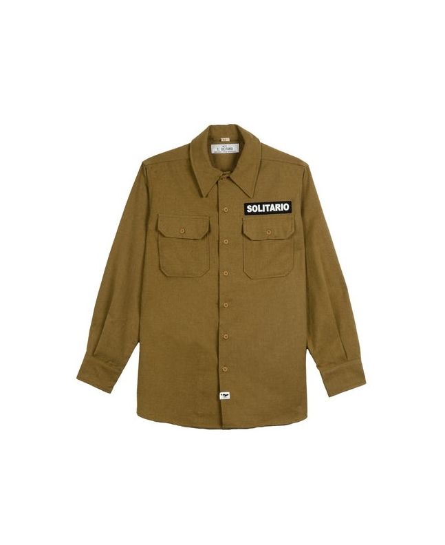 spezial madrid El Solitario Small Label Winter Shirt Green