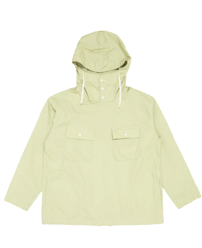 Spezial Madrid Engineered Garments Cagoule Overshirt Lime Superfine Poplin