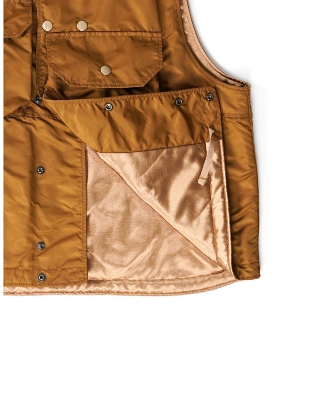 Spezial Madrid Engineered Garments Cover Vest Coyote Flight Satin