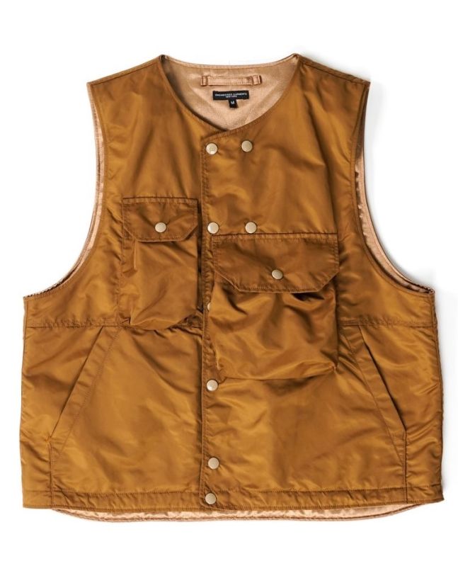 spezial madrid Engineered Garments Cover Vest Coyote Flight Satin