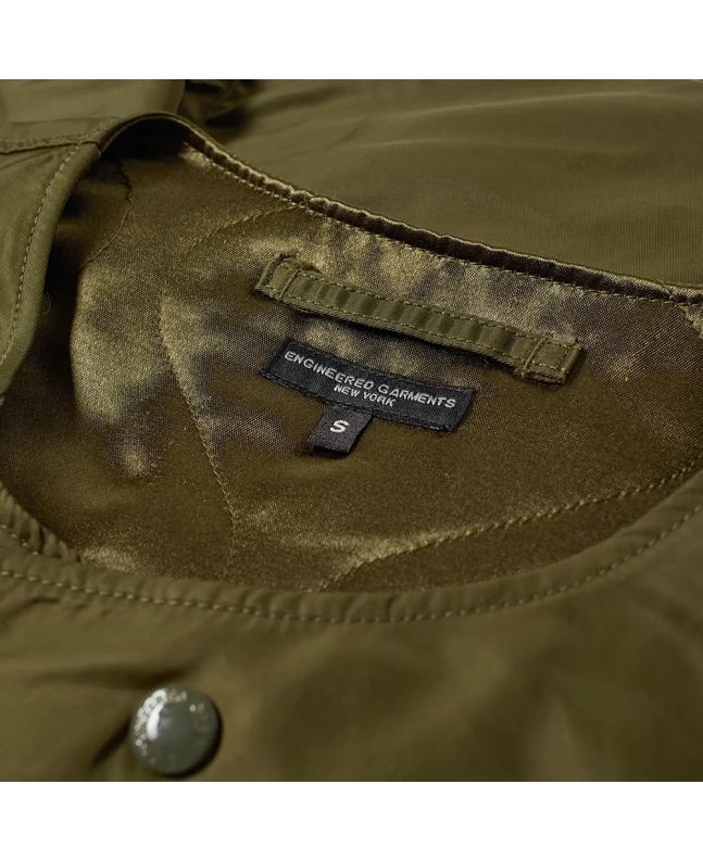 Spezial Madrid Engineered Garments Cover Vest Olive Flight Satin