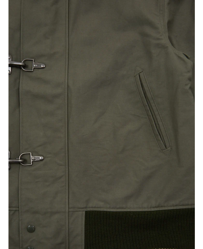 Spezial Madrid Engineered Garments Deck Jacket Olive Cotton Double Cloth