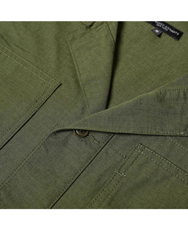 Spezial Madrid Engineered Garments Fatigue Shirt Jacket Olive Cotton Ripstop