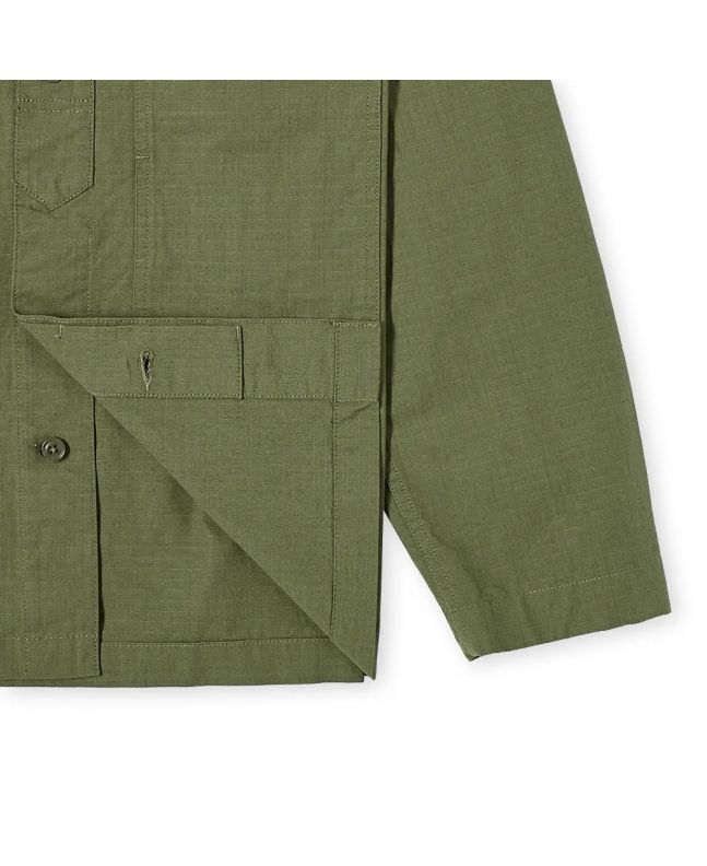 Spezial Madrid Engineered Garments Fatigue Shirt Jacket Olive Cotton Ripstop