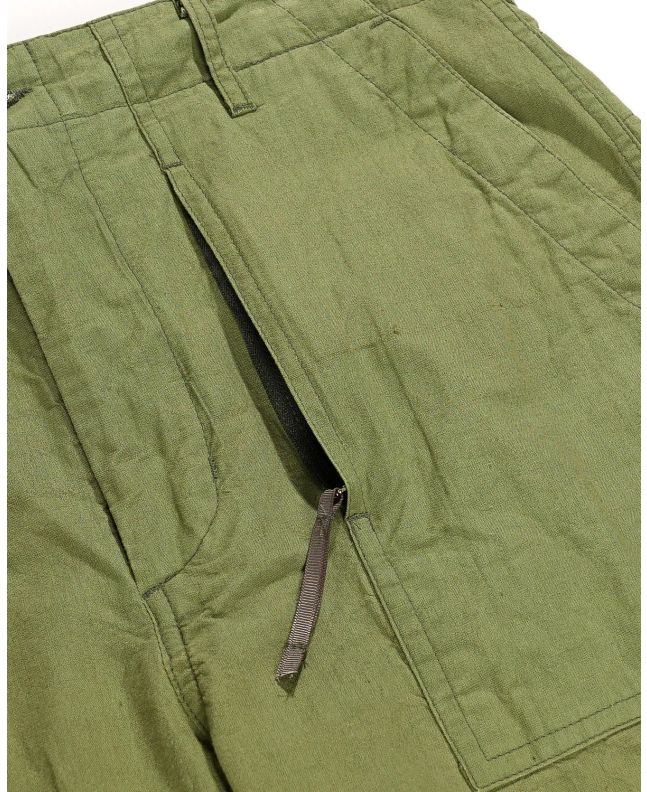 Spezial Madrid Engineered Garments Fatigue Short Olive Cotton Sheeting