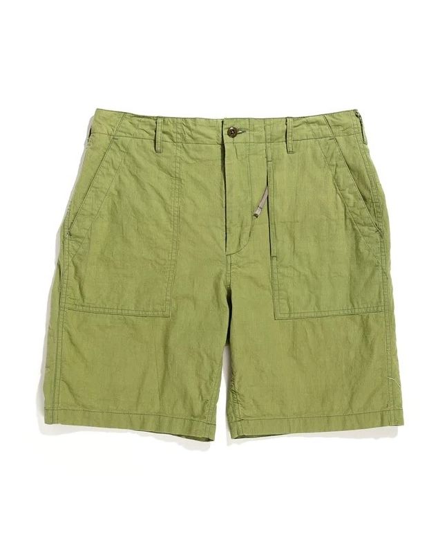 spezial madrid Engineered Garments Fatigue Short Olive Cotton Sheeting