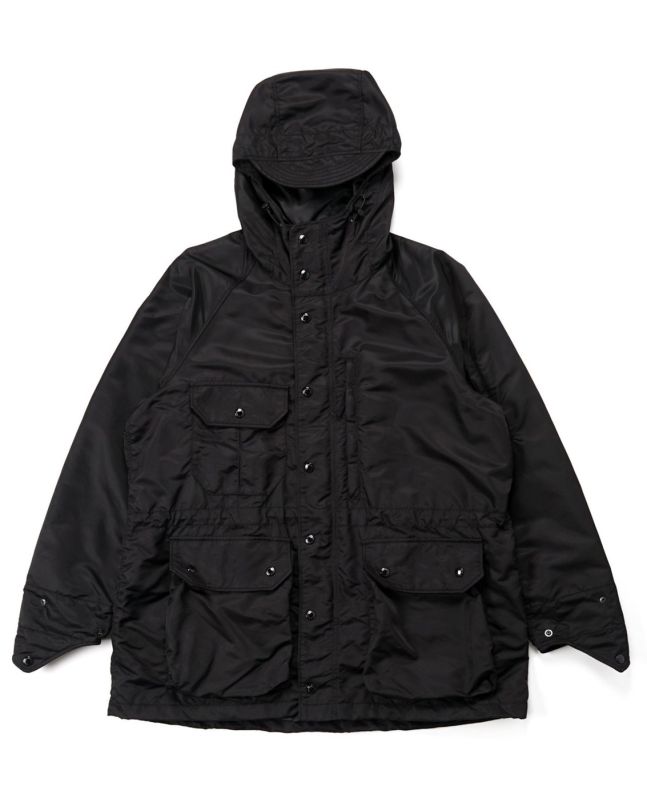 Spezial Madrid Engineered Garments Field Parka Black Flight Satin Nylon