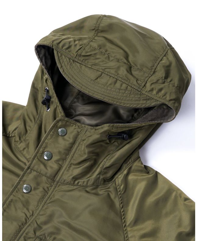 Spezial Madrid Engineered Garments Field Parka Olive Flight Satin Nylon