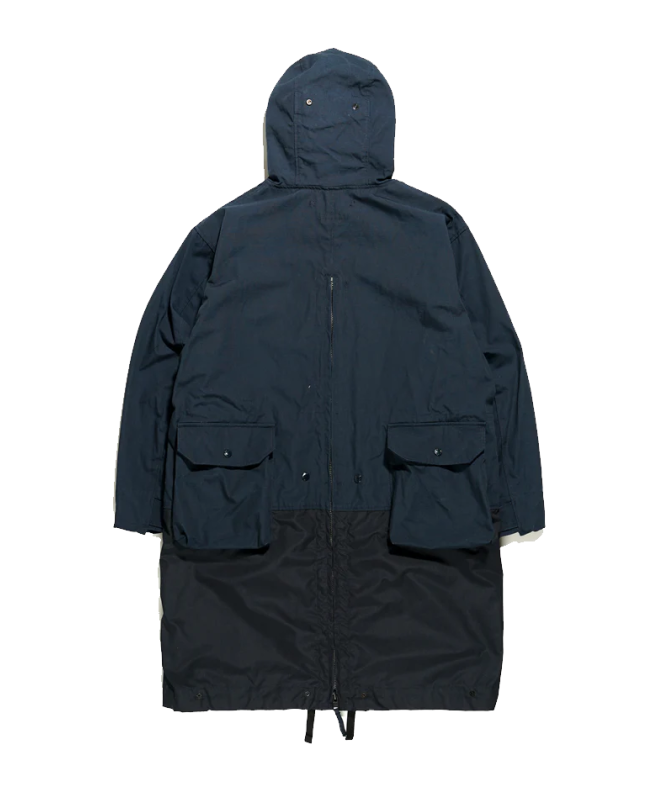 Spezial Madrid Engineered Garments Over Parka Dark Navy Heavyweight Cotton Ripstop