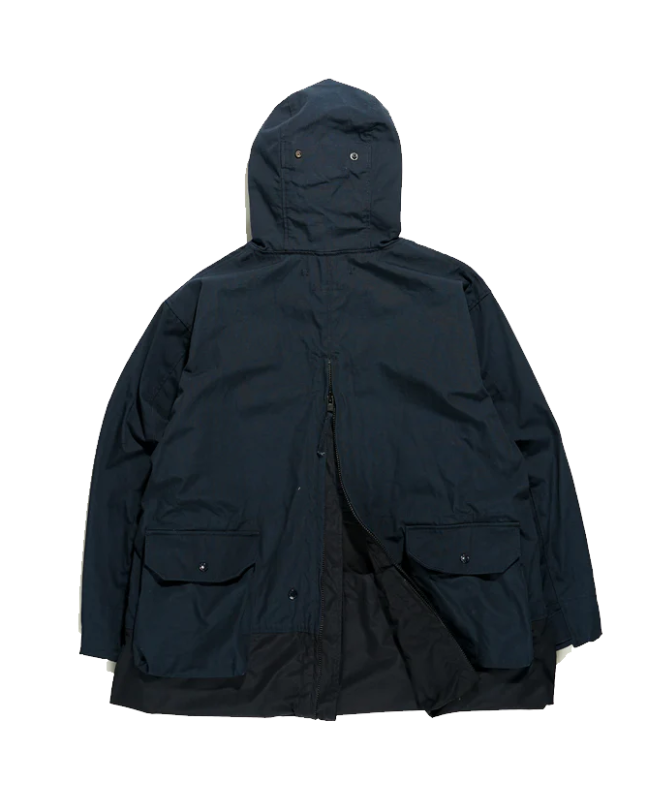Spezial Madrid Engineered Garments Over Parka Dark Navy Heavyweight Cotton Ripstop