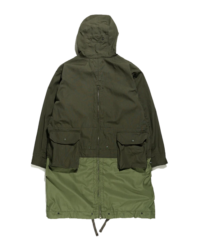 Spezial Madrid Engineered Garments Over Parka Olive Heavyweight Cotton Ripstop