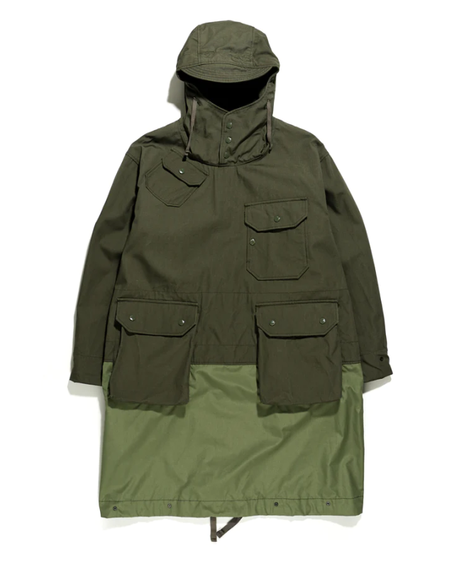 spezial madrid Engineered Garments Over Parka Olive Heavyweight Cotton Ripstop
