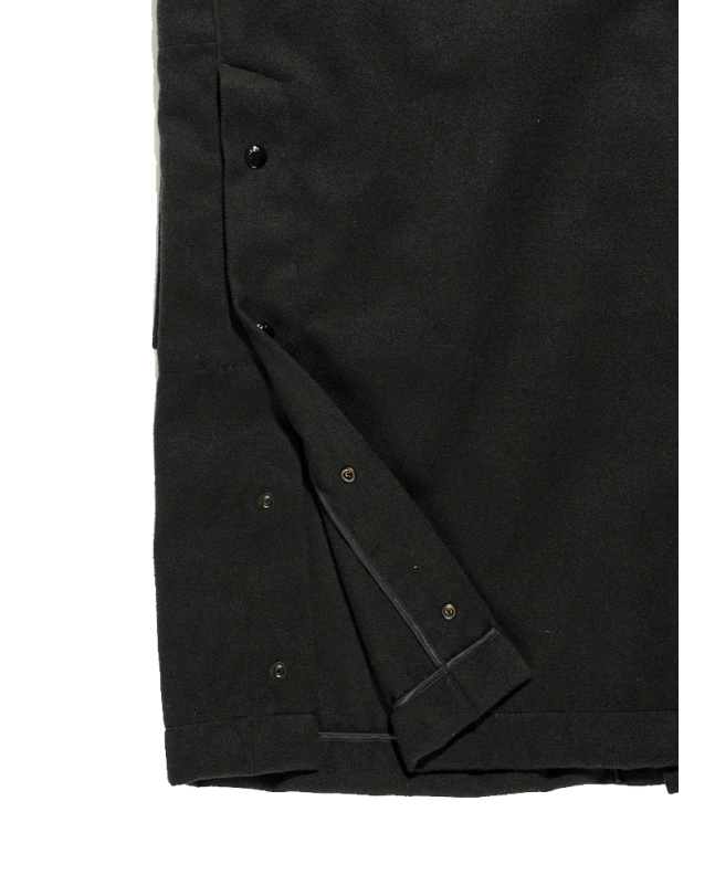 Spezial Madrid Engineered Garments Oversized Fireman Duffle Coat Black Polyester