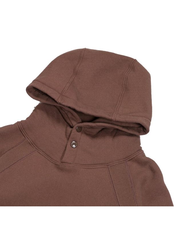 Spezial Madrid Engineered Garments Raglan Hoody Brown Cotton Heavy Fleece