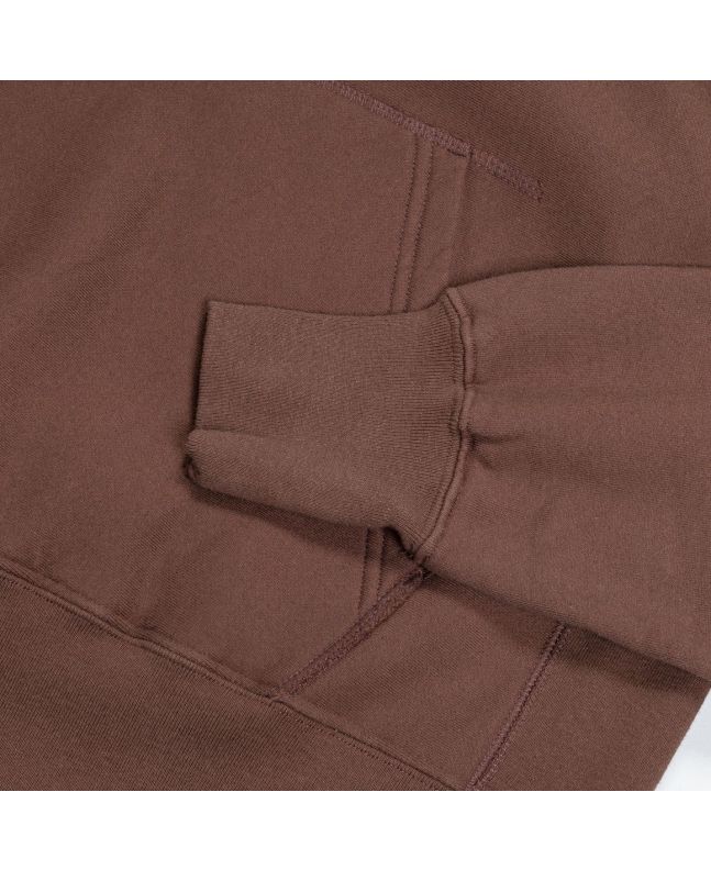Spezial Madrid Engineered Garments Raglan Hoody Brown Cotton Heavy Fleece