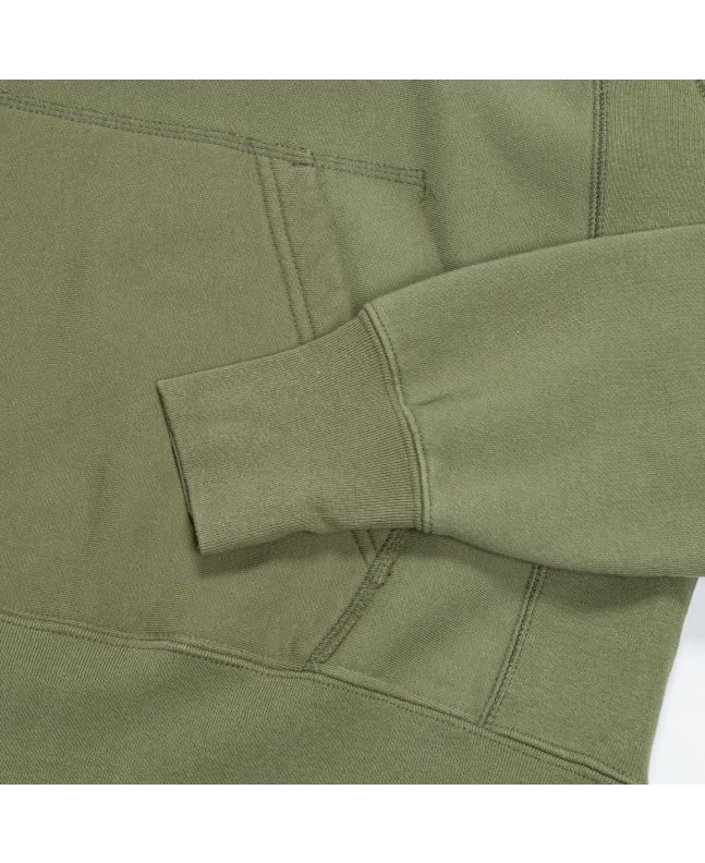 Spezial Madrid Engineered Garments Raglan Hoody Olive Cotton Heavy Fleece